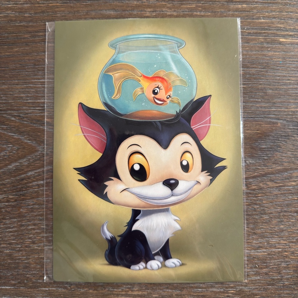 "Figaro & Cleo" by Kristen Tercek post card
